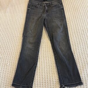 Mother the rascal crop undone hem